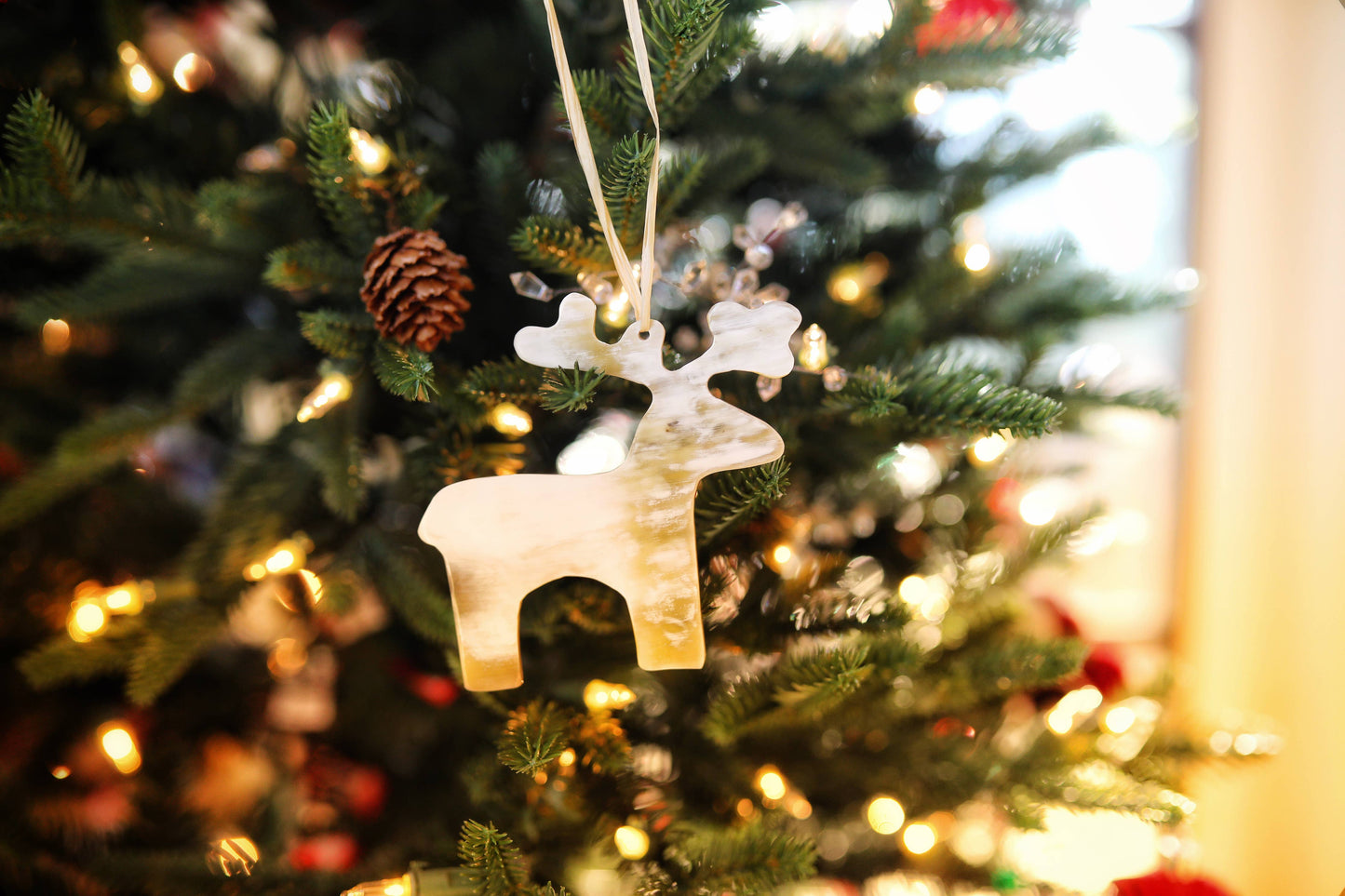 Deer Cow Horn Ornament