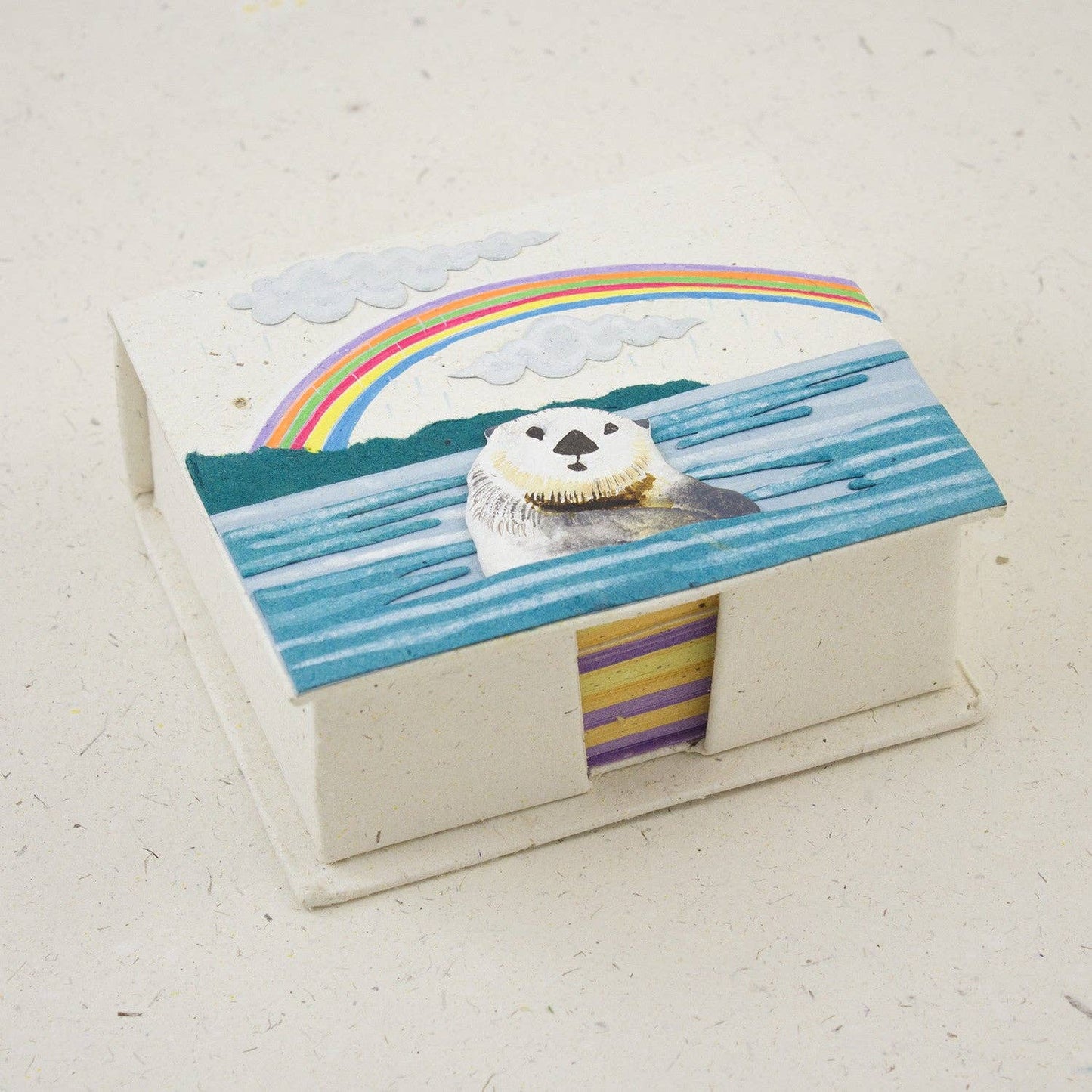 Note Box - Sea Otter Natural White