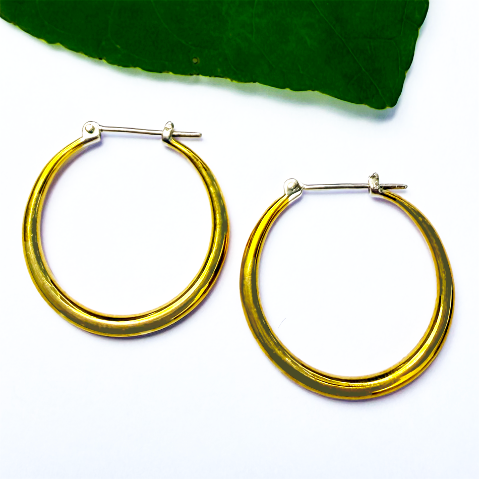 Halo Hoops - Brass