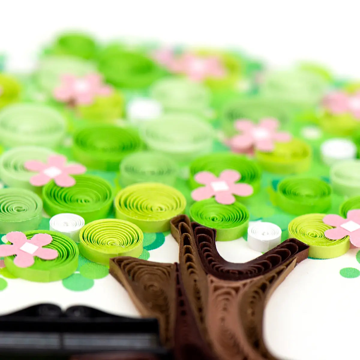 Quilled Spring Tree Greeting Card
