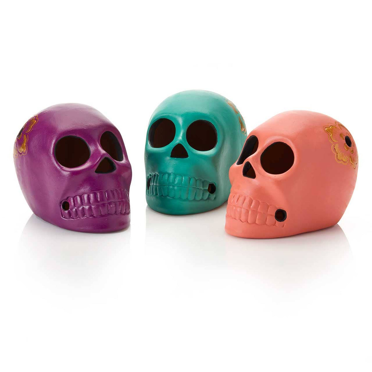 Floracion Decorative Skulls - Assorted