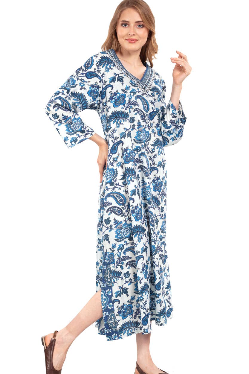 Maya Cotton Caftan