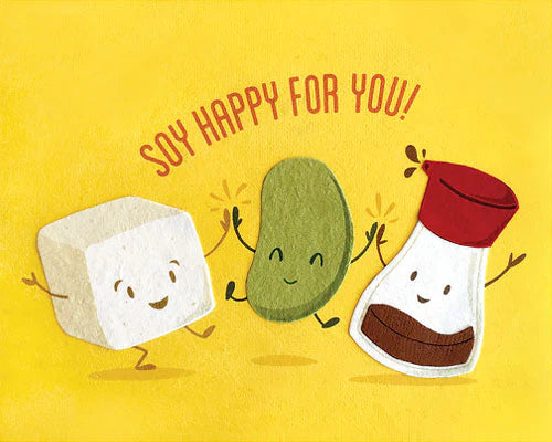 Soy Happy Congratulations Card