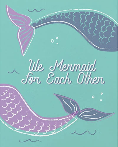Mermaid Love Card