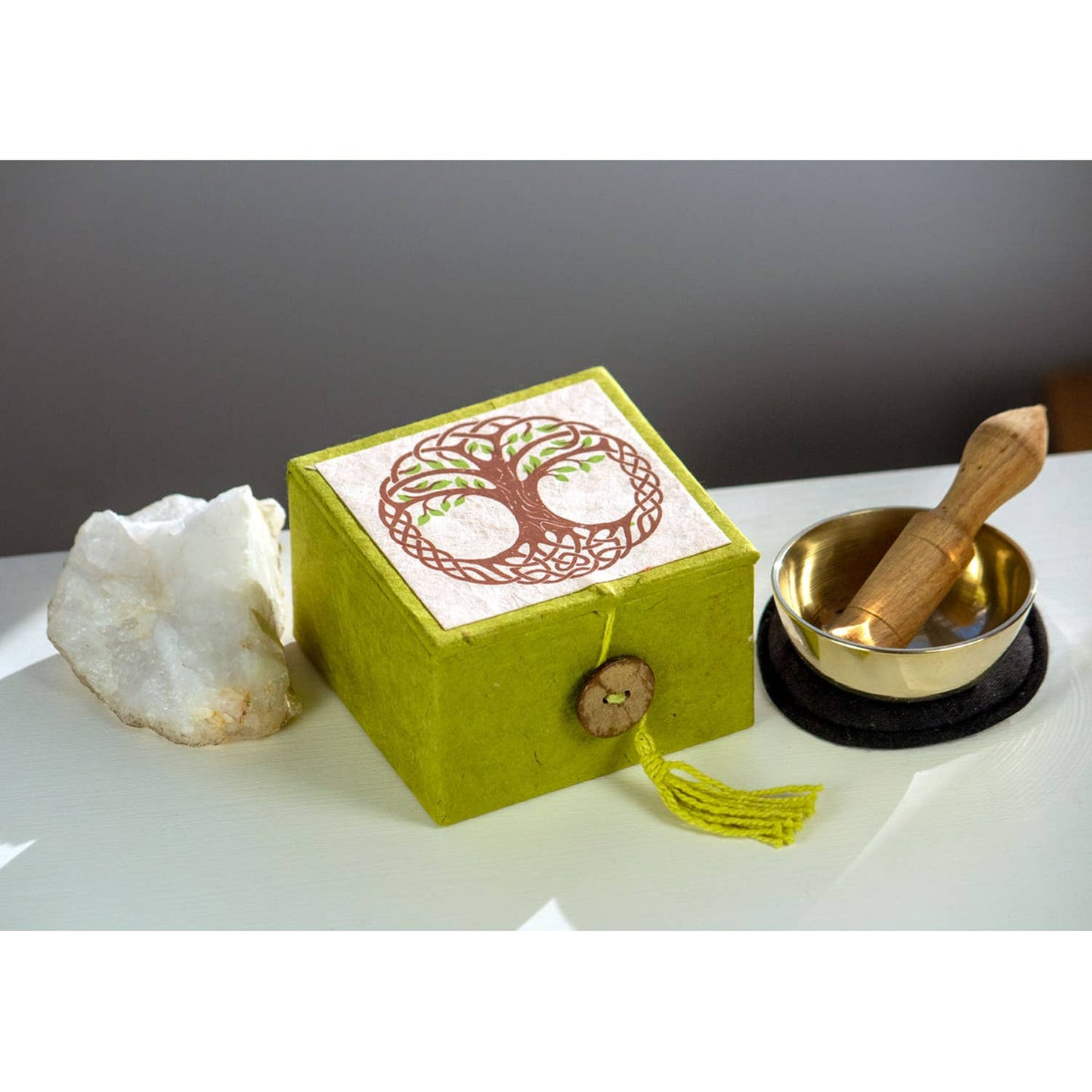 2" Tree Of Life Mini Meditation Bowl Box