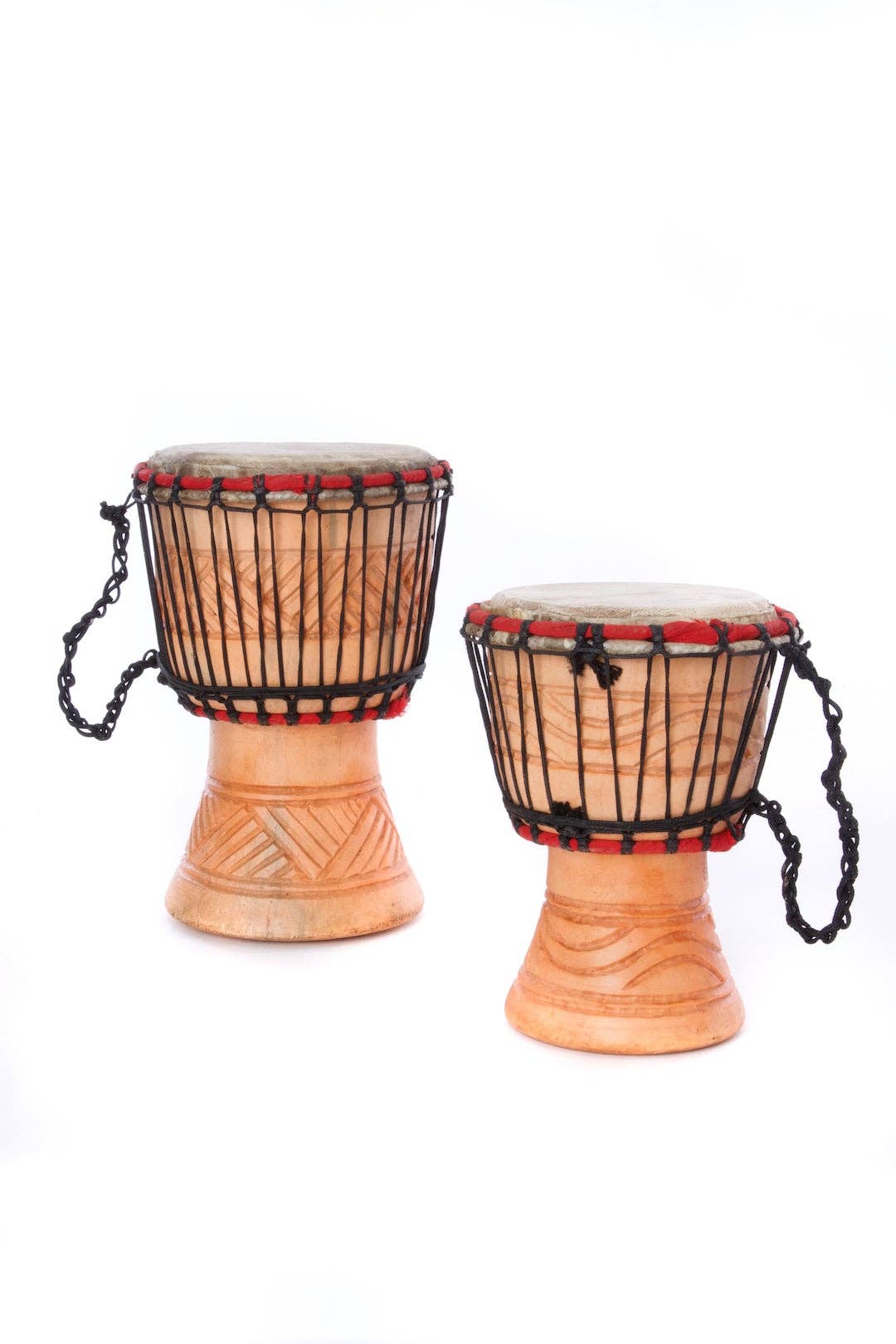 Medium All Natural Ghanaian Djembe Hand Drum