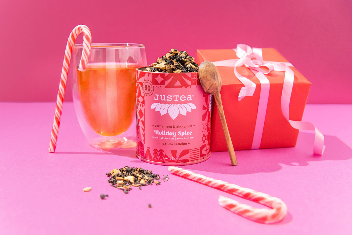 Holiday Spice Black Tea Tin & Spoon