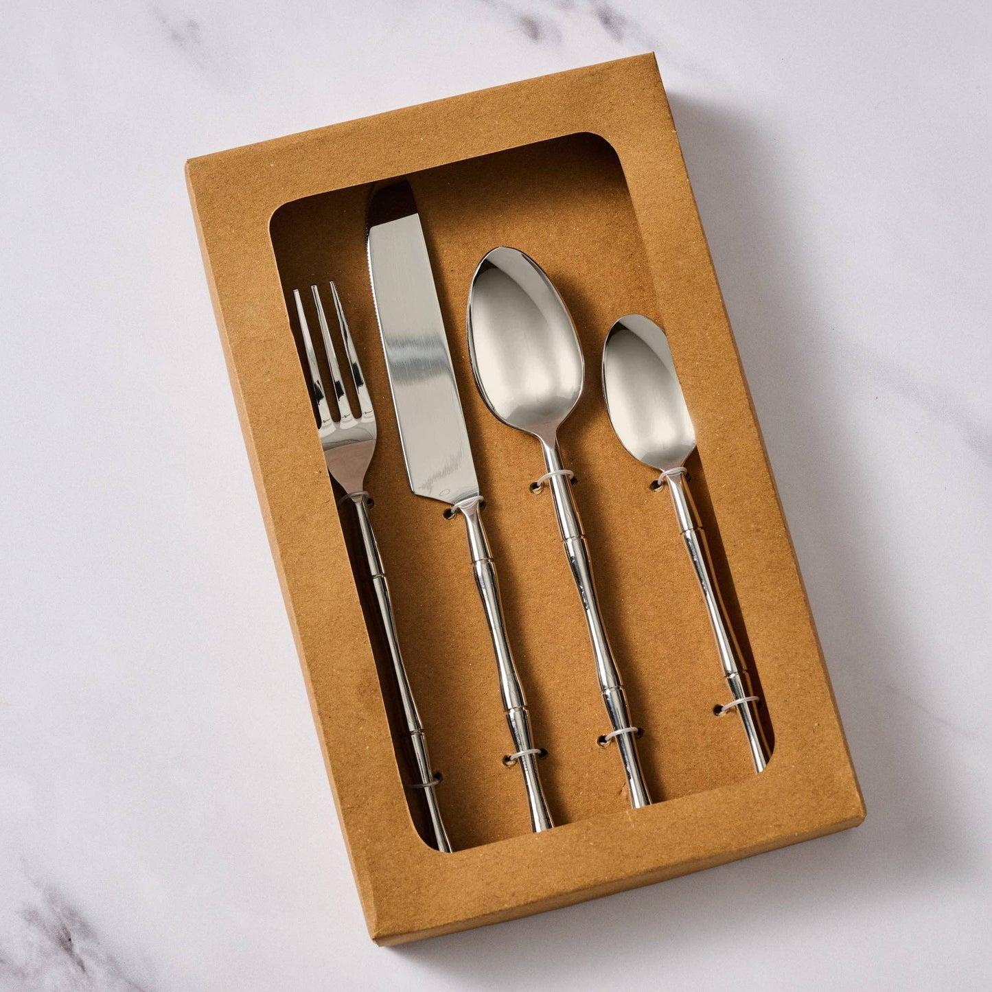 Khao Stainless Cutlery Set - Bamboo Handle