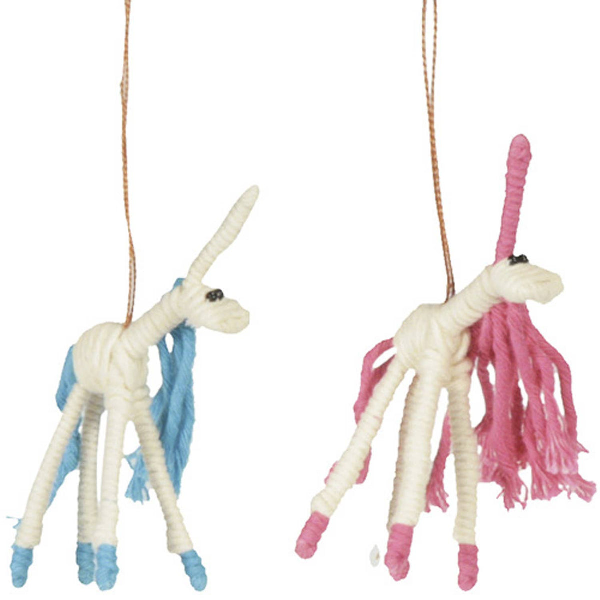 Cotton & Wire Unicorn Ornament