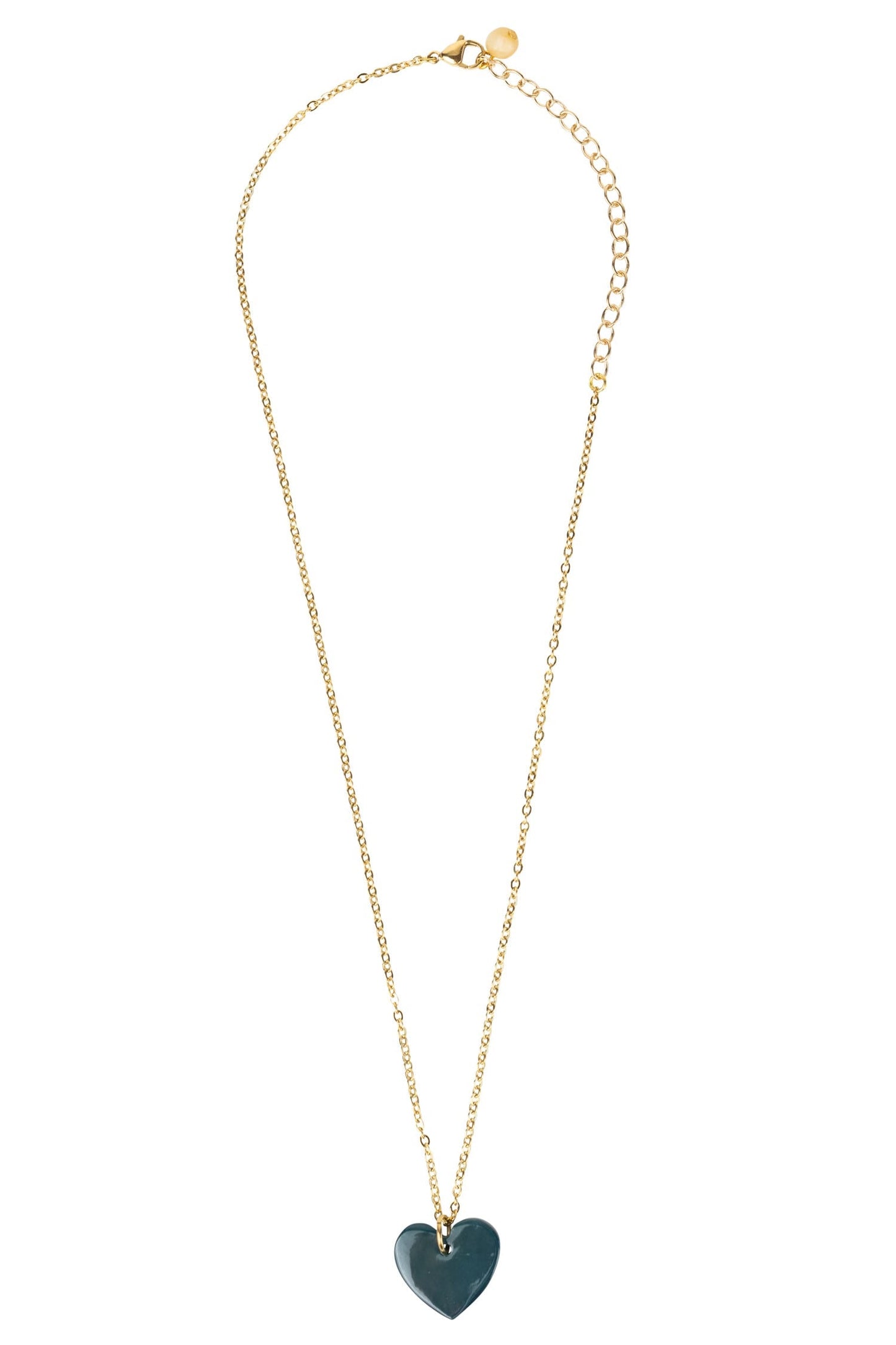 Blue Heart Necklace