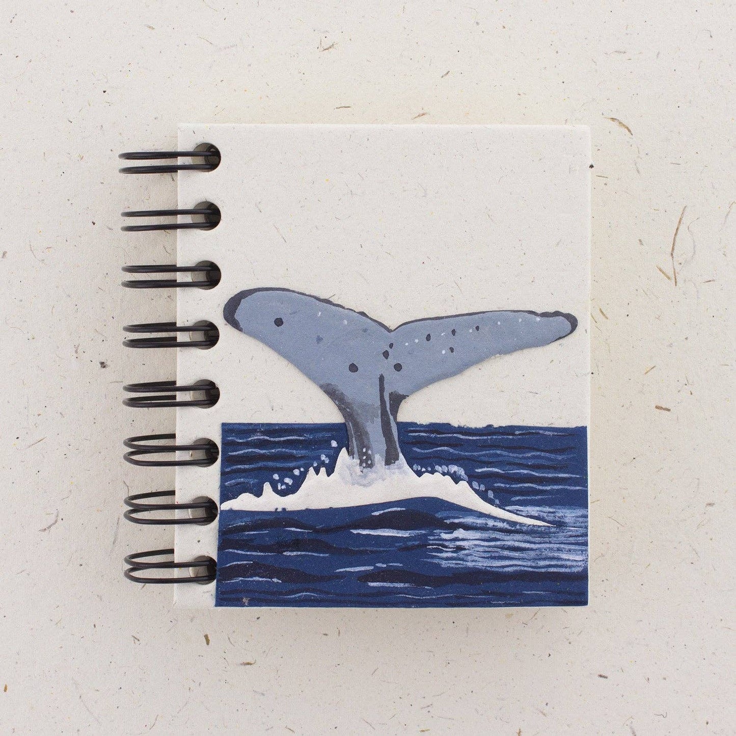 Small Notebook - Whale Tail Natural White