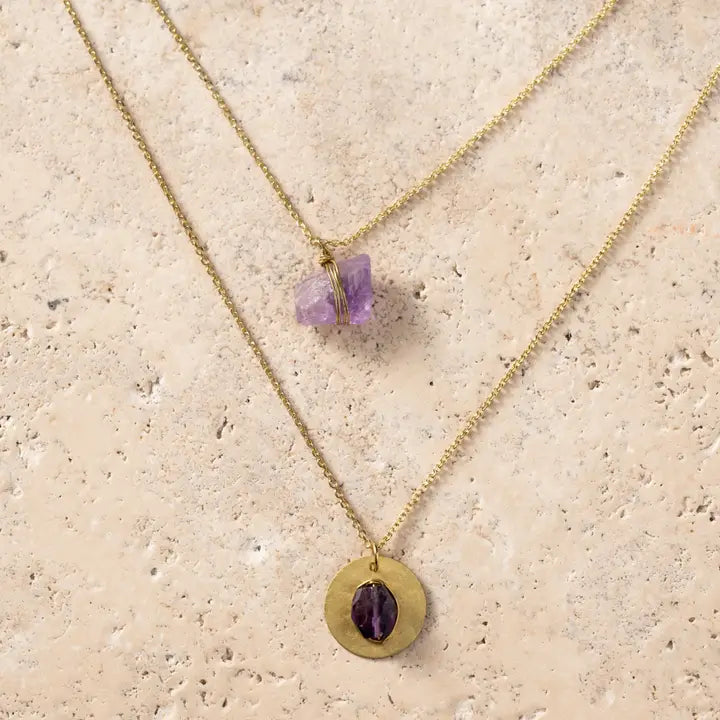 Dhumra Double Layer Agate Necklace