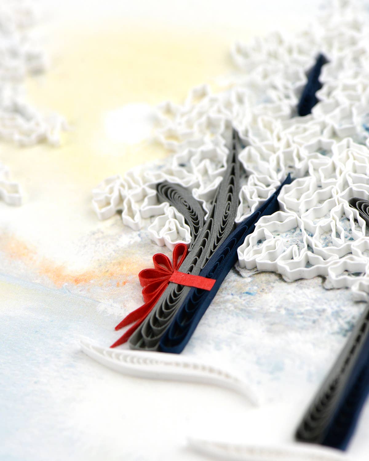 Snow Covered Trees Greeting Card