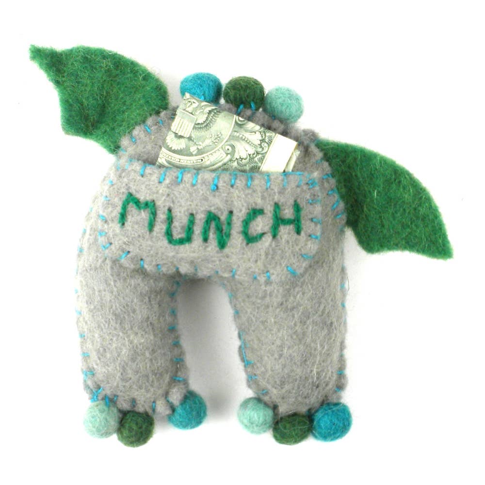 Tooth Fairy Pillow with Pocket for Money Monster - Sea