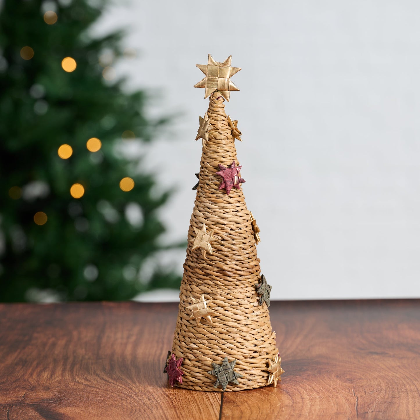 Tree cone M hogla/sari/paper 12H nat/multi