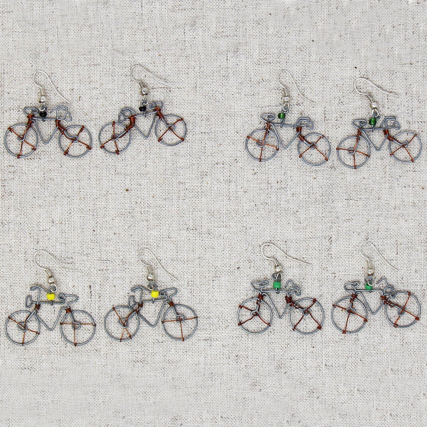 Wire Bicycle/Bike Earrings