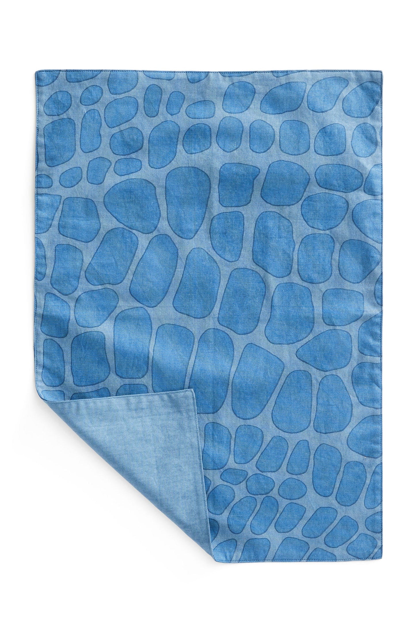 Placemat VELOCIRAPTOR cotton 14X20 blue/gray ACCP