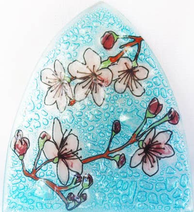 Cherry Blossom - Recycled Glass Nightlight