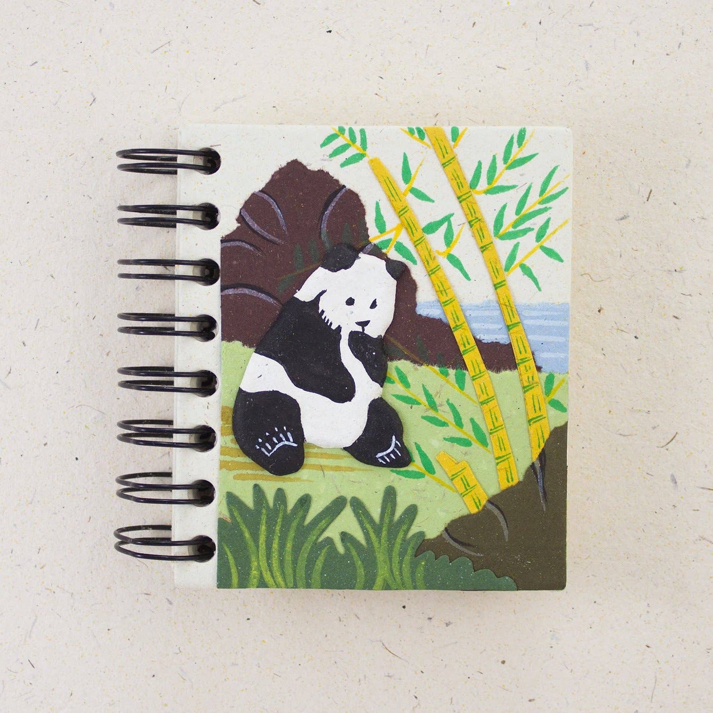 Small Notebook - Panda/Natural White