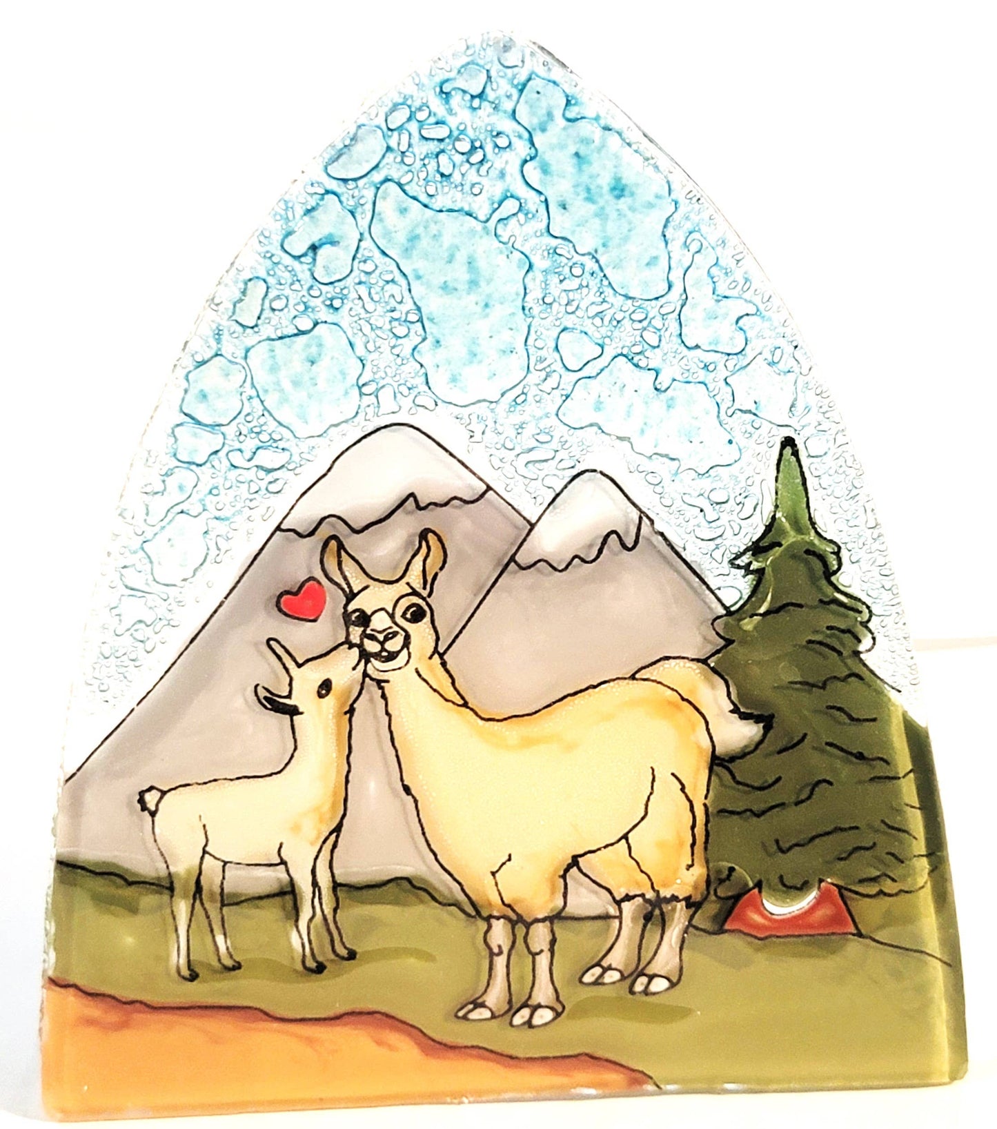 Llama - Recycled Glass Nightlight