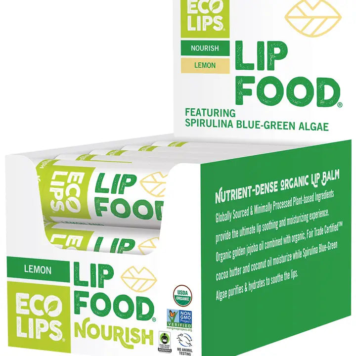 LIP FOOD LIP BALM - LEMON SPIRULINA