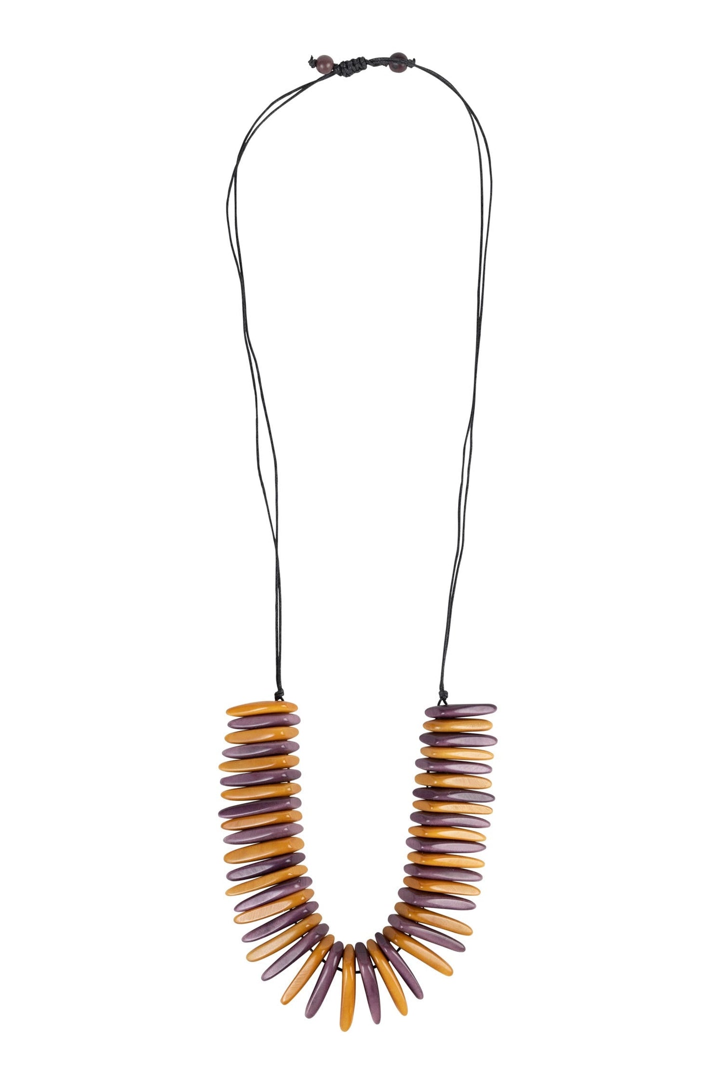Tagua Slice Bib Necklace