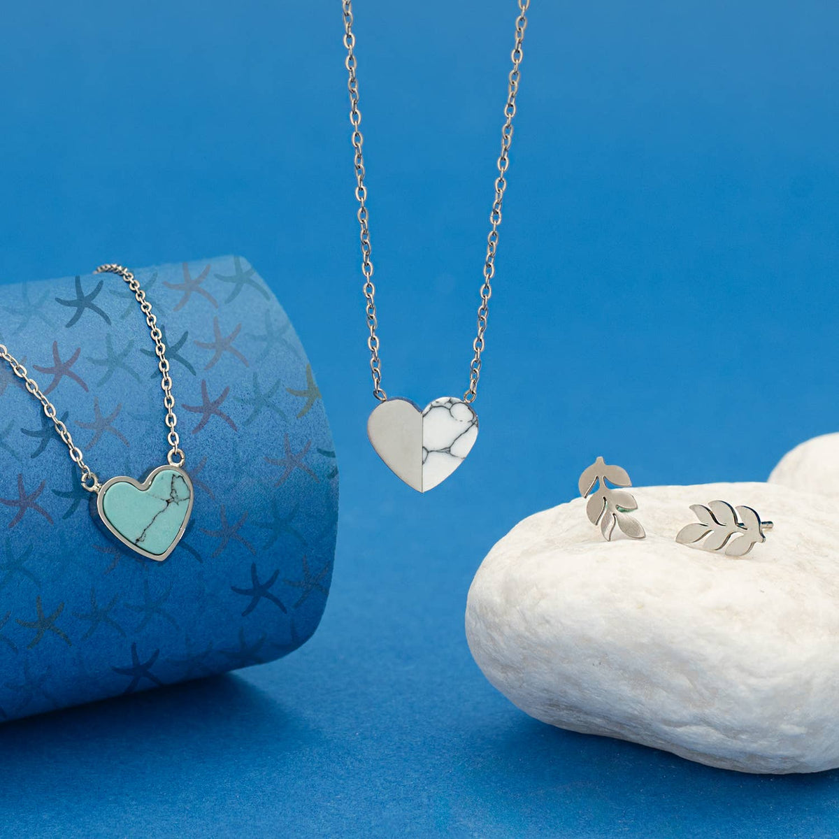 Bay Turquoise Heart Necklace