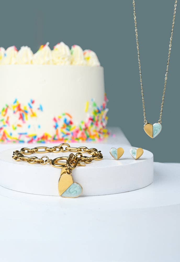 Give Hope Necklace in Mint