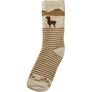Alpaca Motif Socks - Assorted Colors