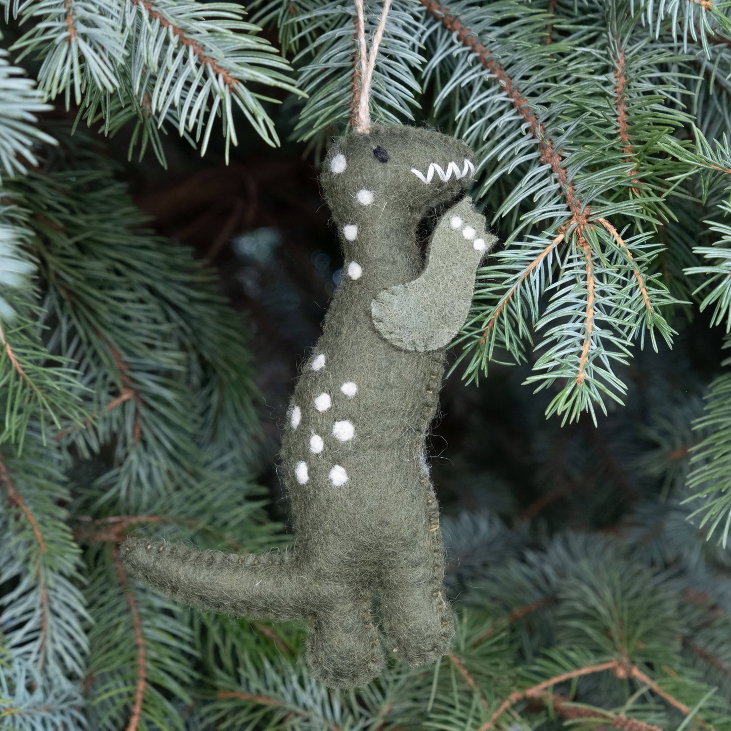 Felt Dinosaur Ornament - Assorted