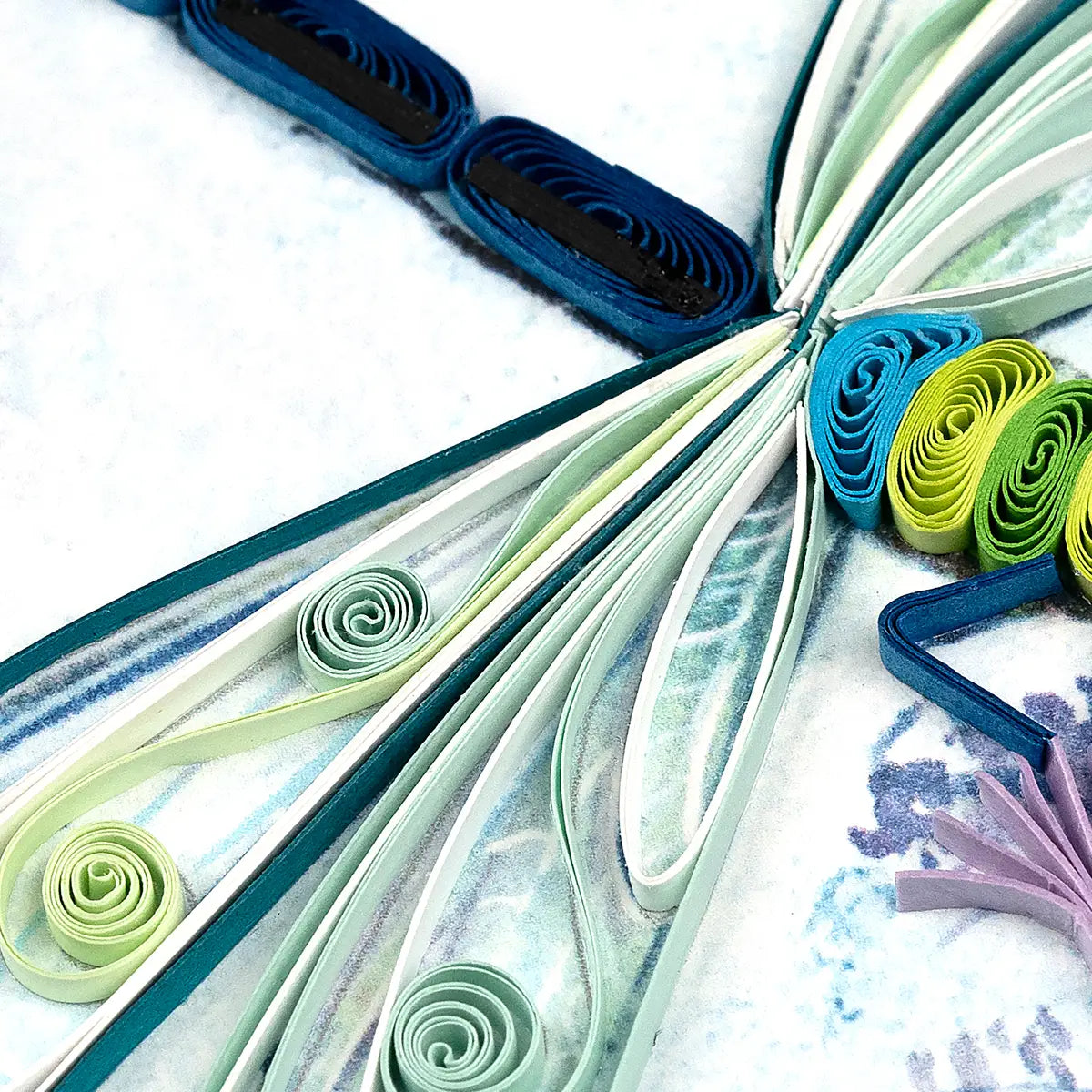 Quilled Emperor Dragonfly Greeting Card