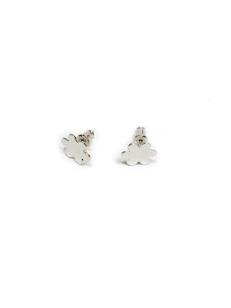 Petite Flower Studs Silver