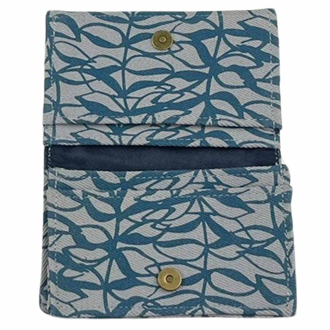 Canvas Card Holder - Mini Wallet - Botanical Prints