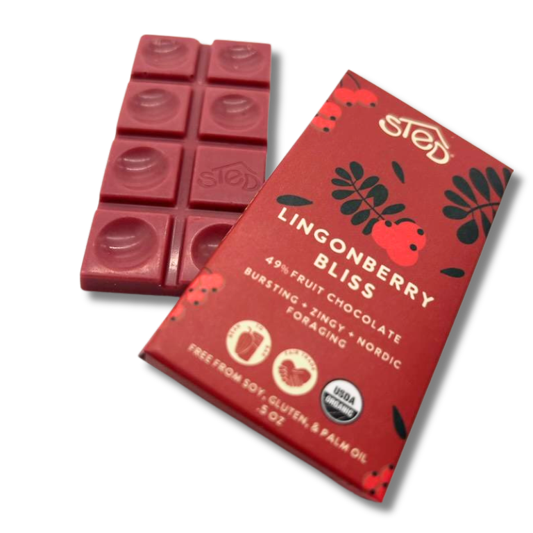 Lingonberry Bliss Fruit Chocolate Bar