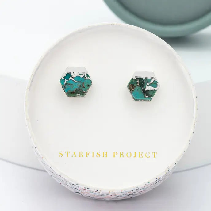 Oasis Studs - Silver