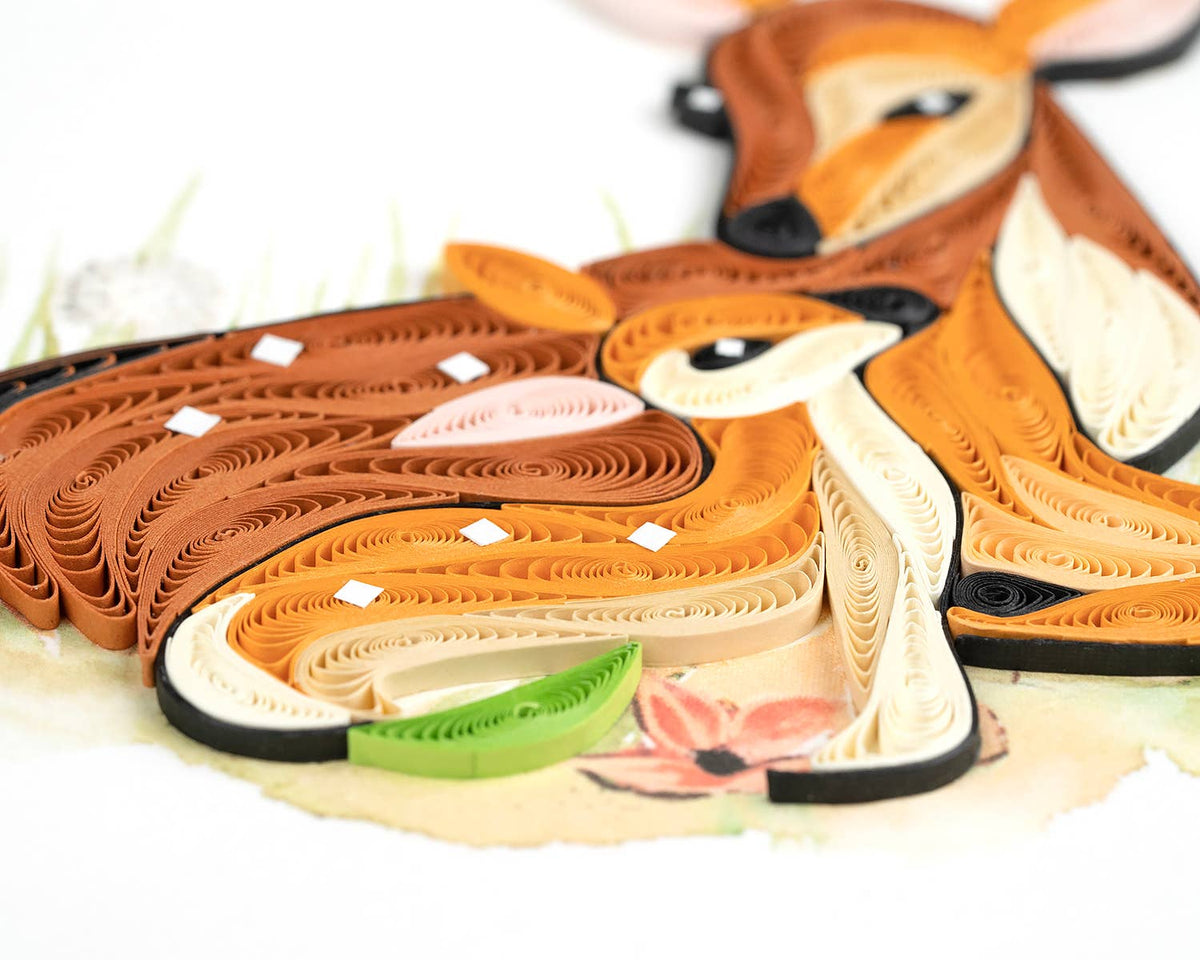 Doe and Fawn Greeting Card