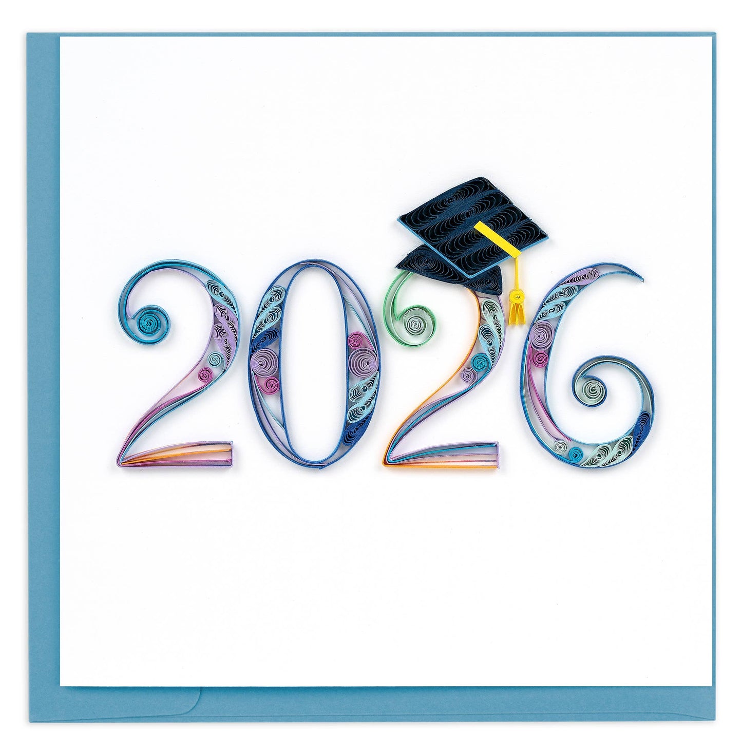 Quilled 2026 Graduation Card