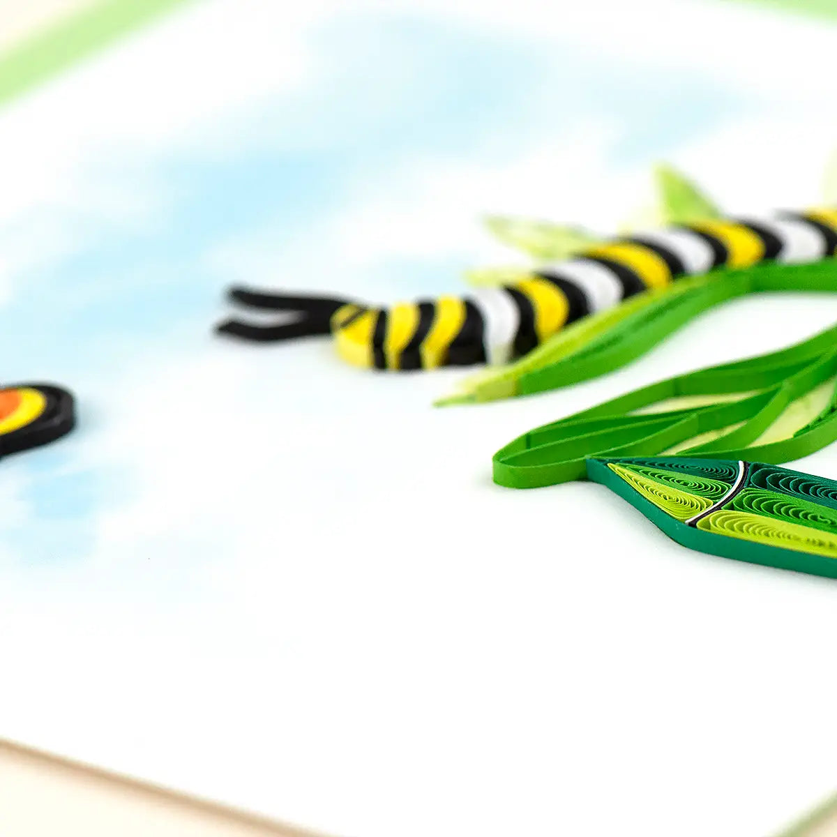 Quilled Caterpillar Greeting Card