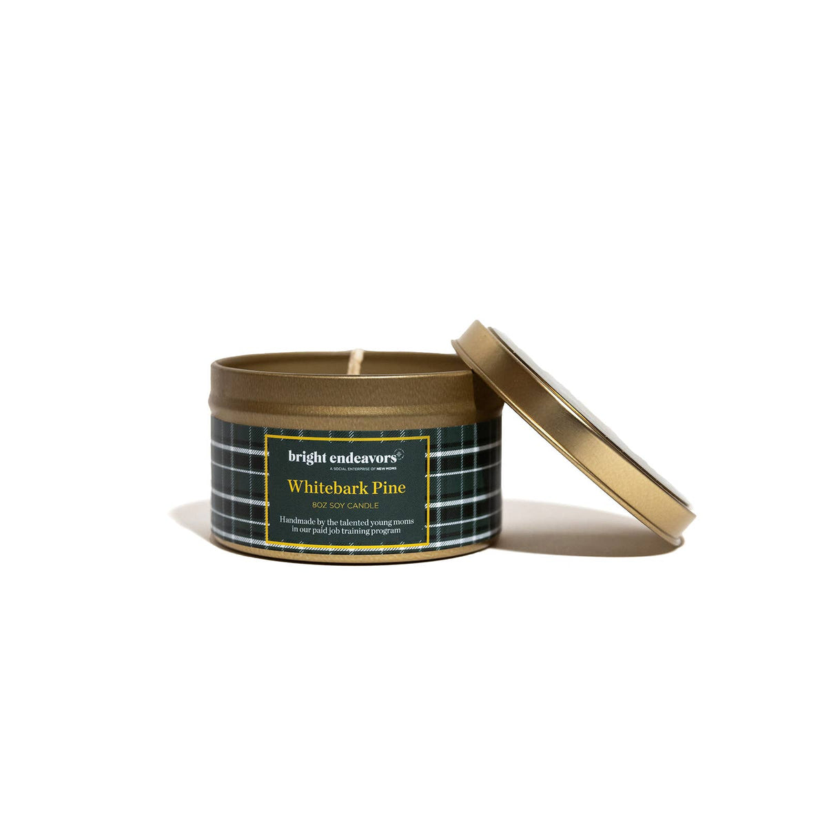 8oz Tin Soy Candle - Whitebark Pine