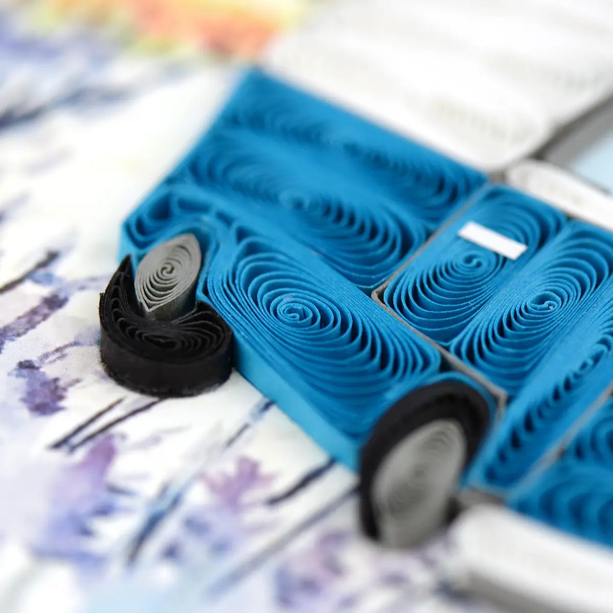 Quilled Road Trip Greeting Card