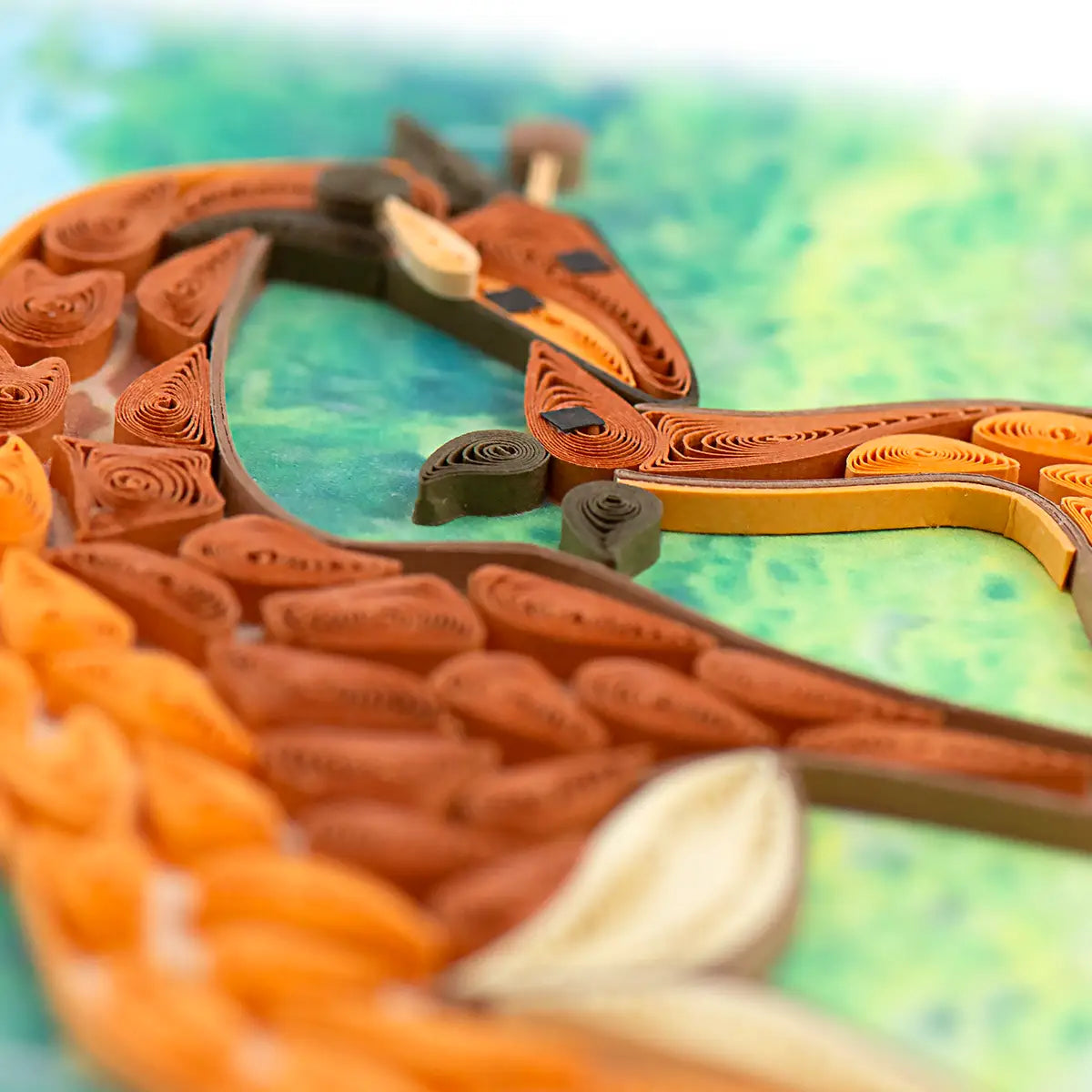 Quilled Giraffe Greeting Card