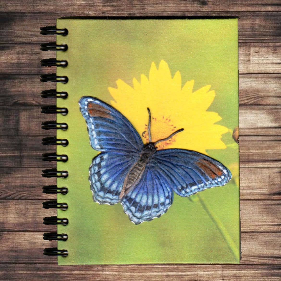 Large Notebook - Blue Butterfly