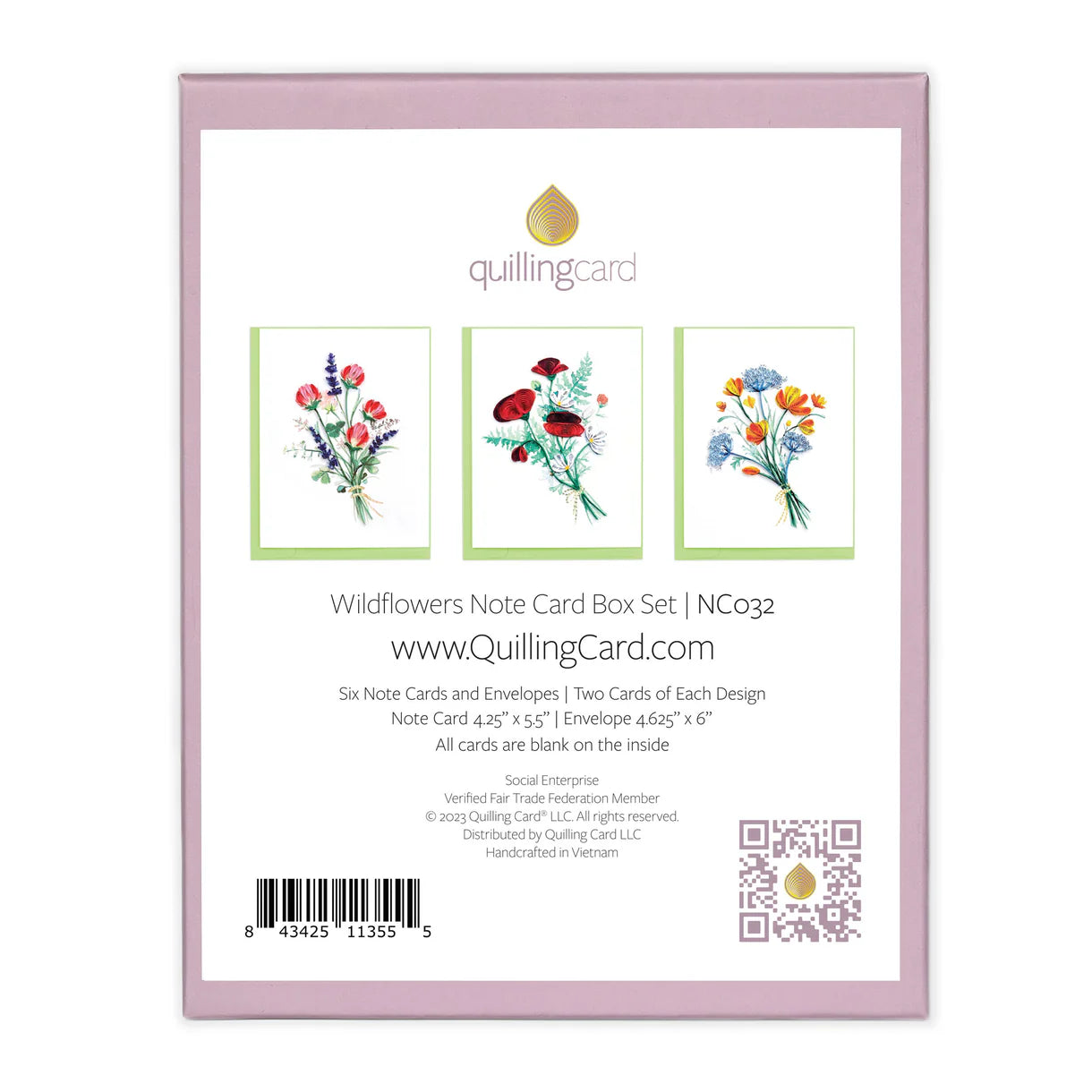 Wildflowers Note Card Set of 6