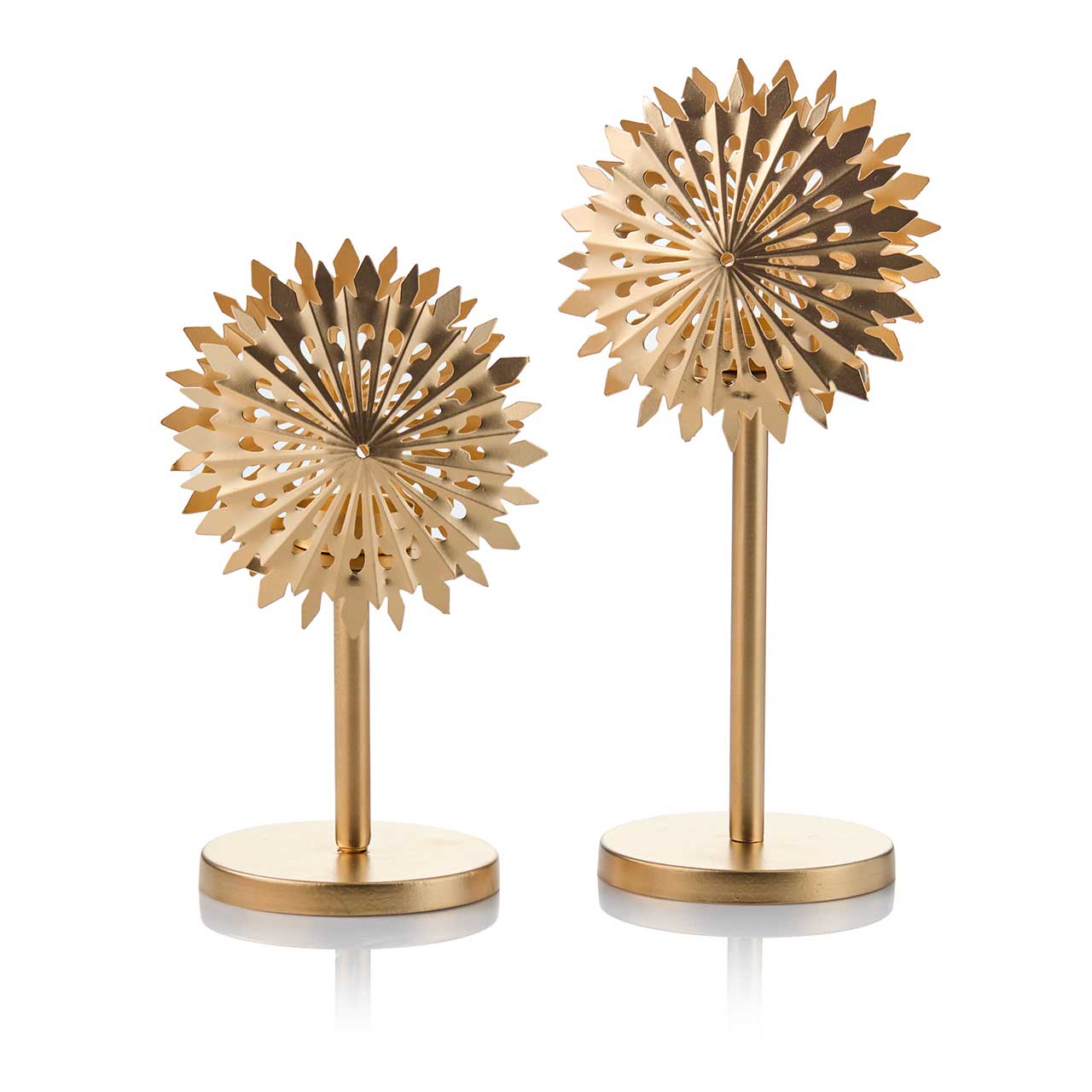 Snowstar Pedestal Candle Holders