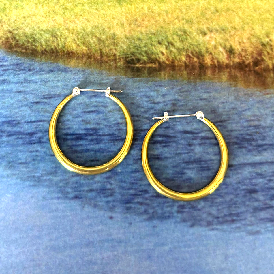 Halo Hoops - Brass