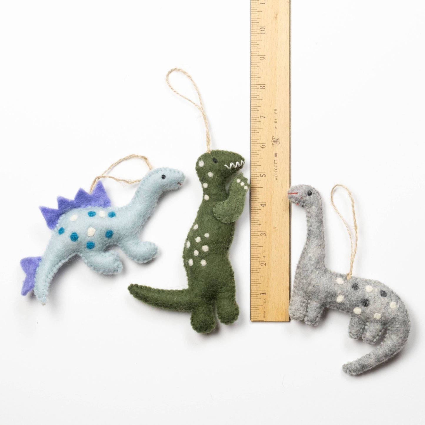 Felt Dinosaur Ornament - Assorted