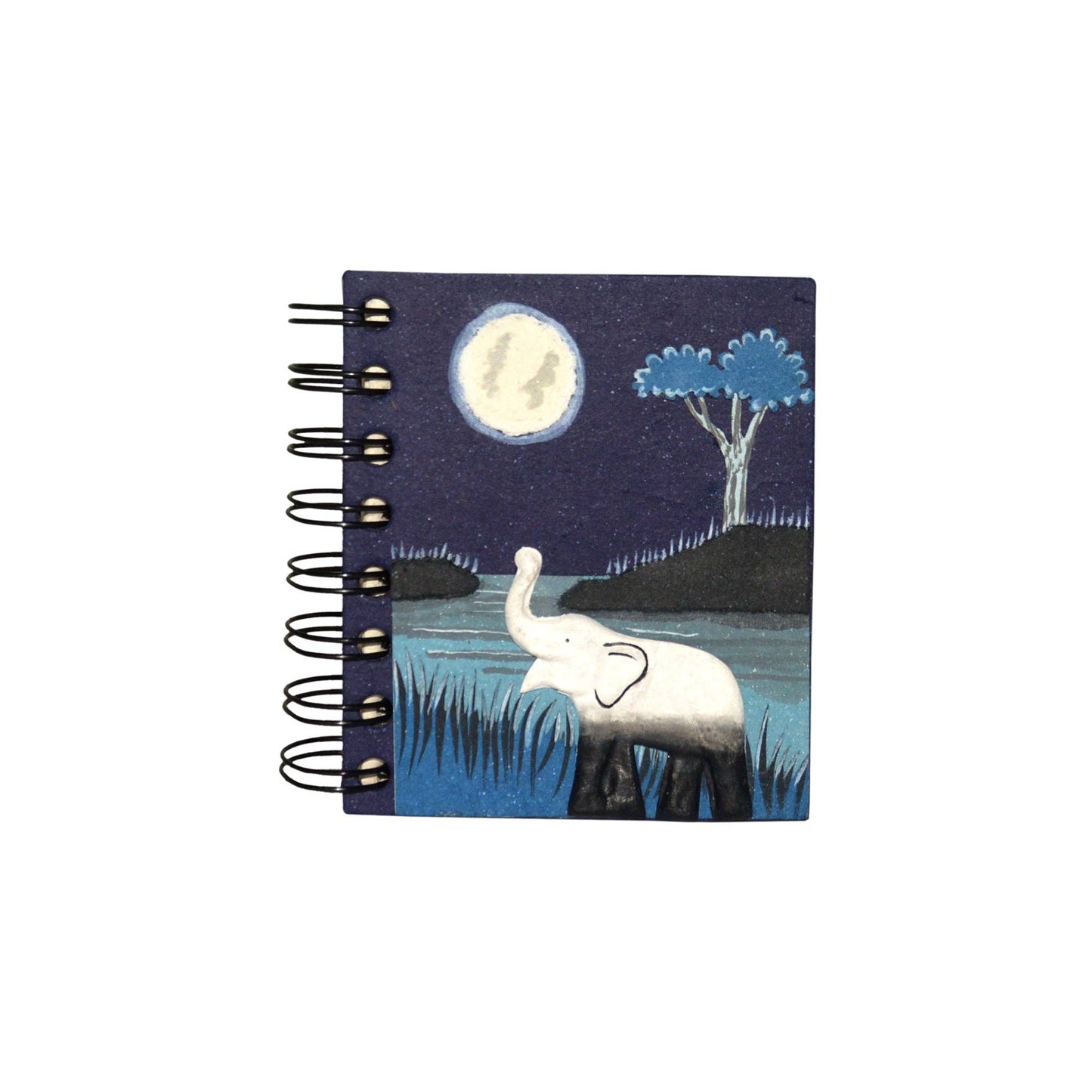 Small Notebook - Elephant Midnight Blue