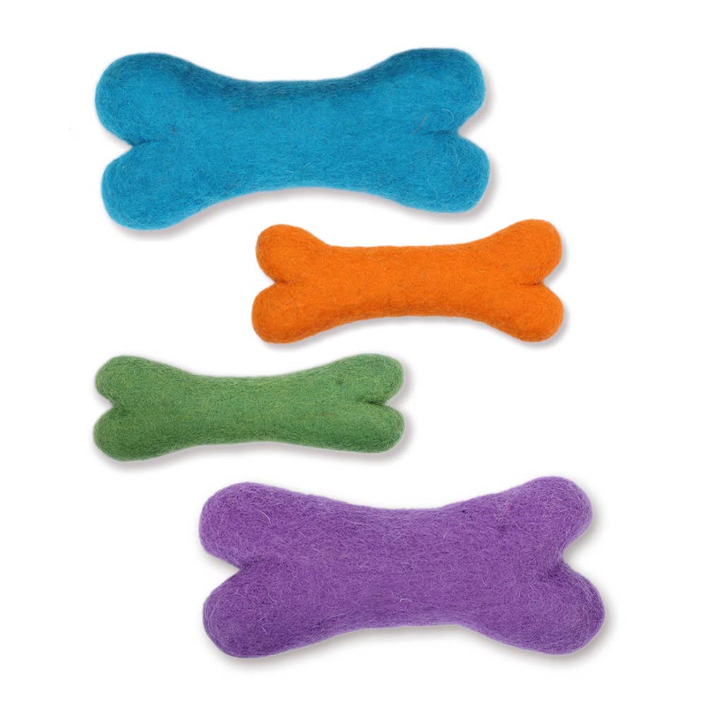 Solid Eco Wool Dog Toys
