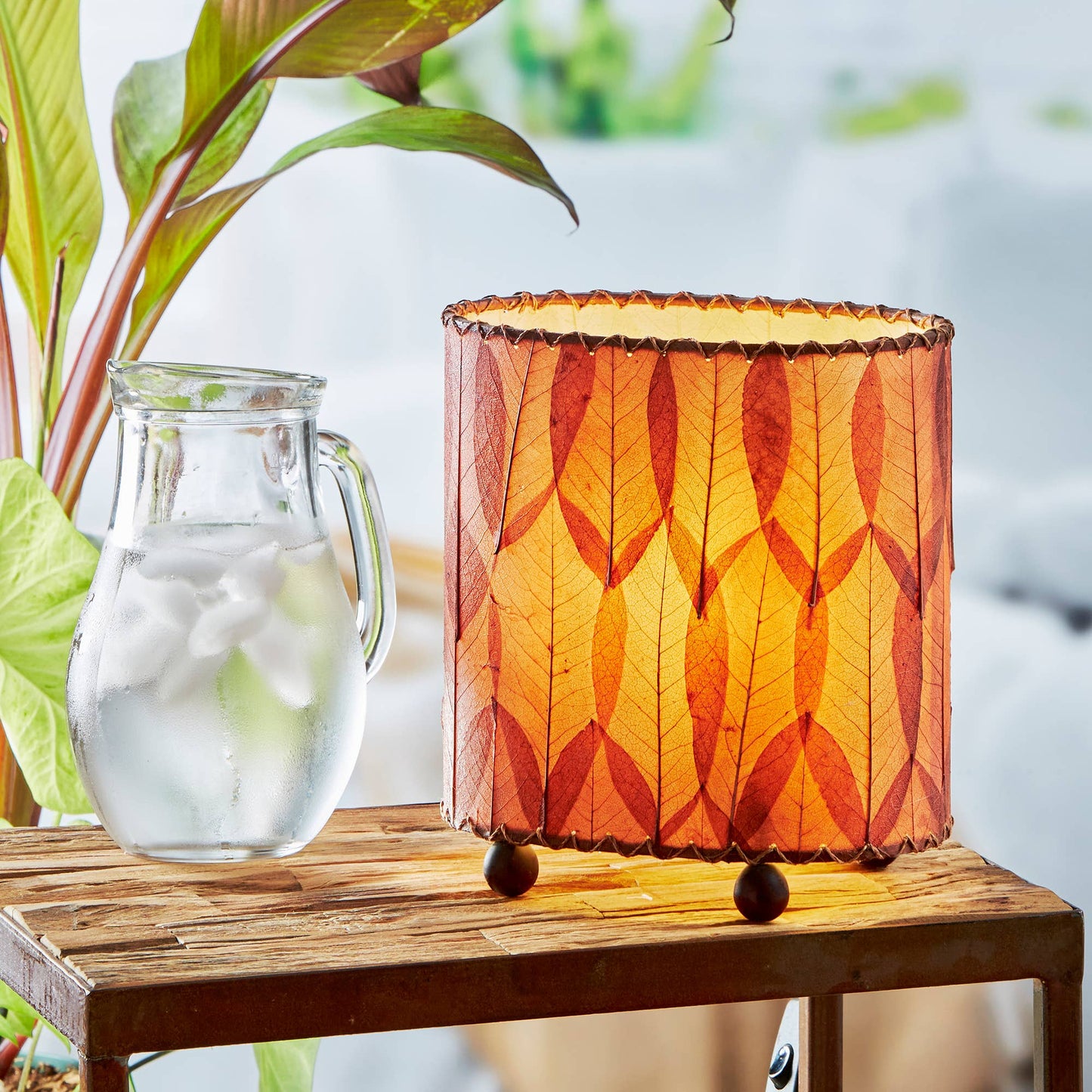 Mini Guyabano Lamp - Burgundy