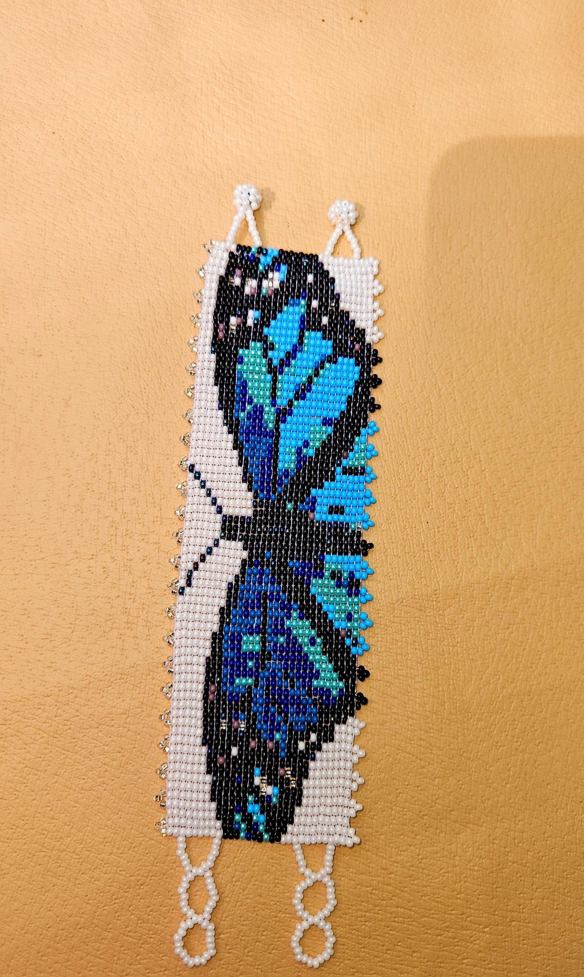 Blue Butterfly Cuff